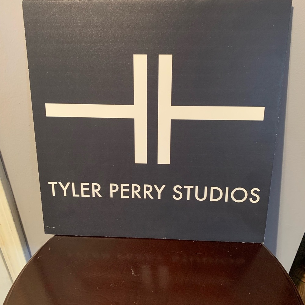 A prop, souvenir from a Tyler Perry event.